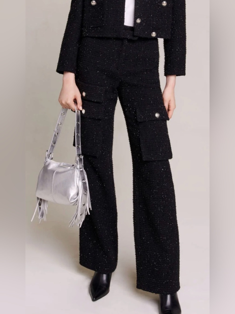 Maje Tweed Trousers